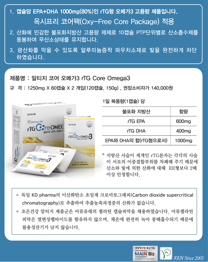 셀로닉스 트리어드 코어 오메가3(rTG Core Omega3) QnA(17.6.23 최종수정)-울산 알티지 코어 오메가3 공식판매약국