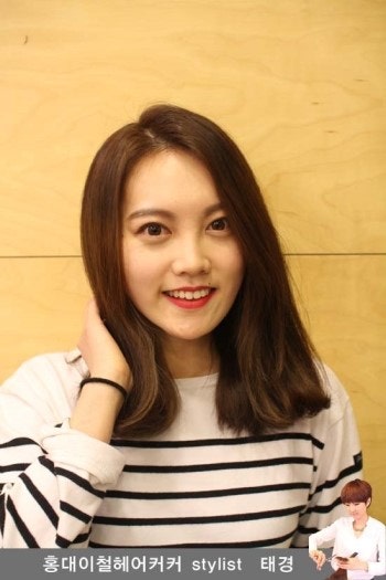 박신혜 머리색은 애쉬브라운컬러 홍대이철헤어커커 태경