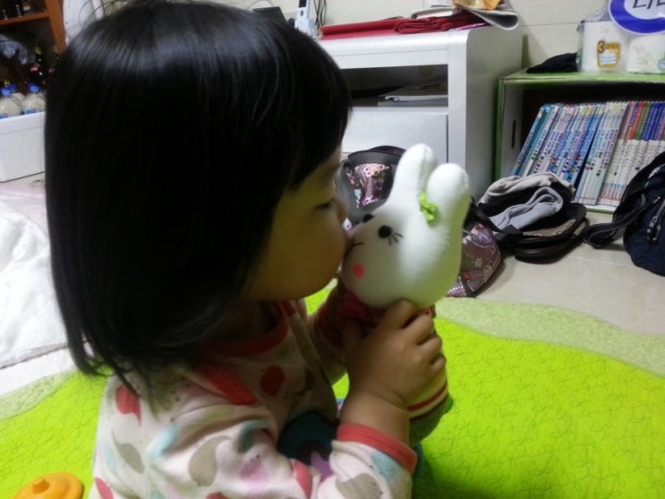 토끼 양말인형 : 달이 선물받았어요^0^ 토끼 양말인형 : 달이 선물받았어요^0^