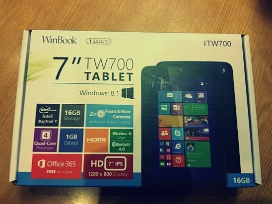  Winbook TW700 개봉기