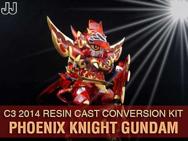 [레진]C3 2014 SD 불사조 기사건담 (SD Phoenix knight Gundam Conversion kit) 