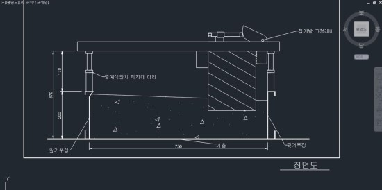  경계석은 요즘 스카이공법이 대세입니다