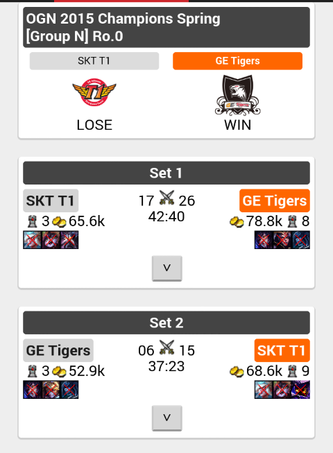 롤챔스 2월14일 GE타이거즈vsSKT T1 경기결과 롤챔스 2월14일 GE타이거즈vsSKT T1 경기결과