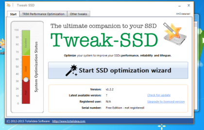 SSD 최적화 하기 - Tweak-SSD을 이용한 쉽고 간단한 방법!! : 네이버 블로그