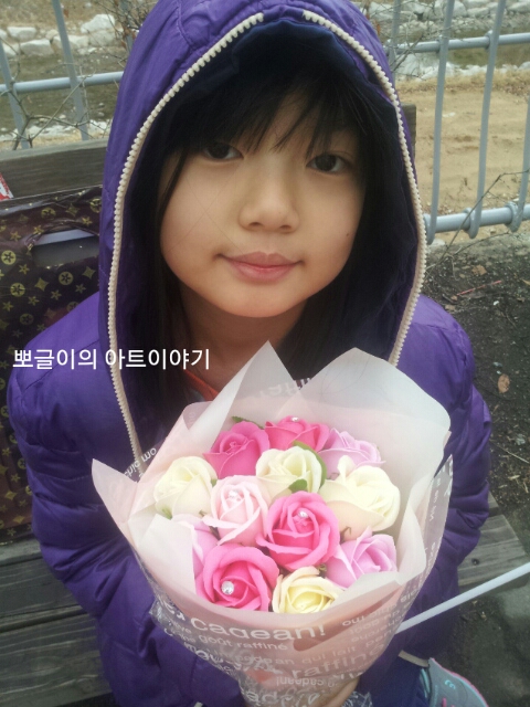  막내의  귀복유치원  졸업식에서~