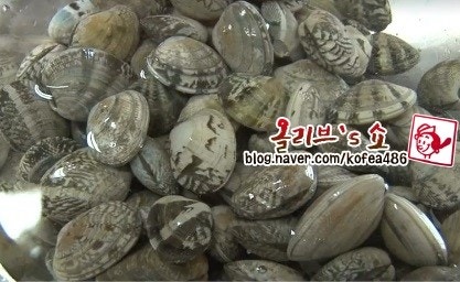 간편 조개 해감 방법 :: 30분 바지락 해감방법 / 생생정보통 / 식초 조개 해감 방법