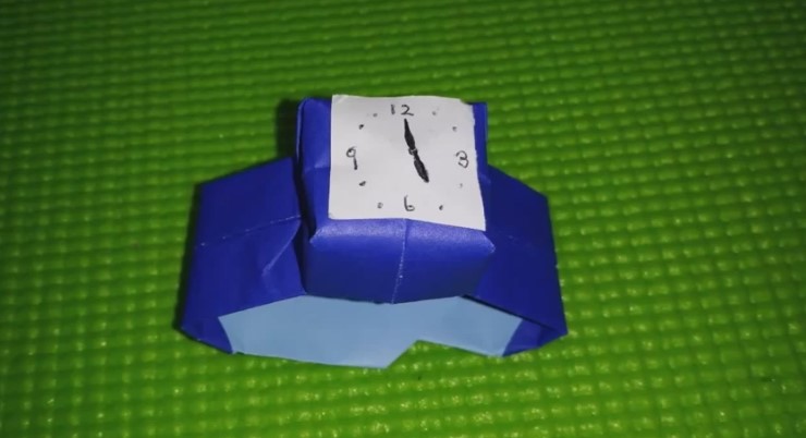 손목시계접기 / 손목에 차는 시계만들기 동영상 Easy Origami watch