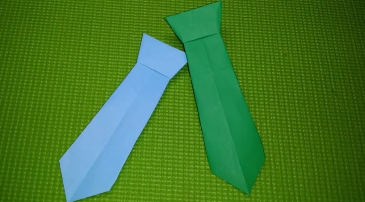 [종이접기] 넥타이 접기 쉬운 만드는방법 - Easy Origami necktie