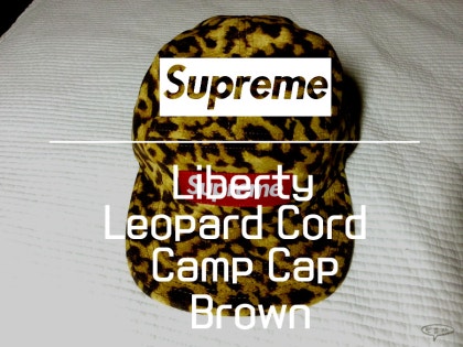 supreme LIBERTY CORD CAMP CAP ブラウン（Supreme Liberty Cord Camp 