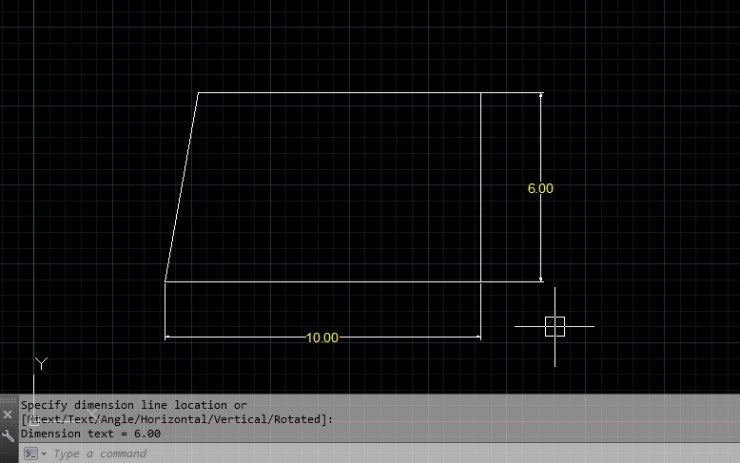 AUTO CAD - 오토 캐드 강좌 6.치수측정(dimlinear) : 네이버 블로그