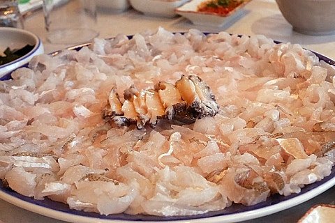 명품 세꼬시 물회 이미지
