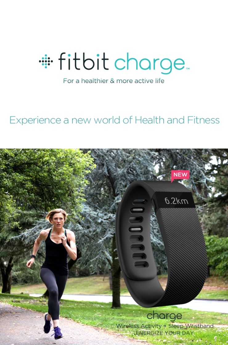 [ Fitbit ] 웨어러블 Fitbit Charge 핏빗차지 스마트워치 2015년형 핏비트 차지 광주애플샵.
