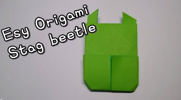 쉬운 사슴벌레 종이접기 Origami Stag beetle  곤충접기 배우는시간