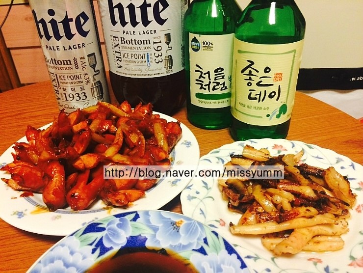  집에서 시원한 쏘맥한잔 GOOD~!!!