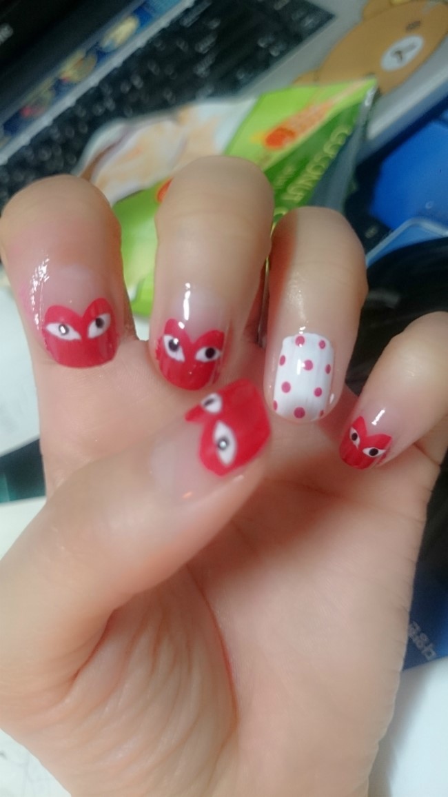 꼼데네일 에 빠진 요즘~ 꼼데네일 에 빠진 요즘~