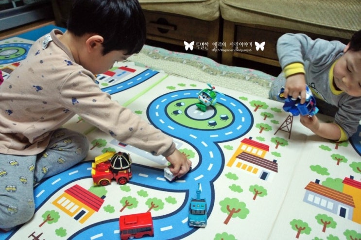 [라임블로썸] 친환경 놀이방매트 라임블로썸 "엄마와 아기를 위한 듀얼디자인 놀이방 매트"