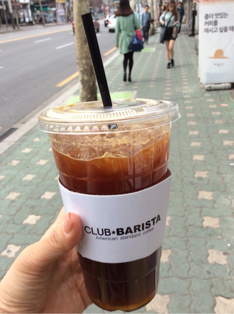 홍대 상수역 카페 커피가 맛있는 클럽바리스타