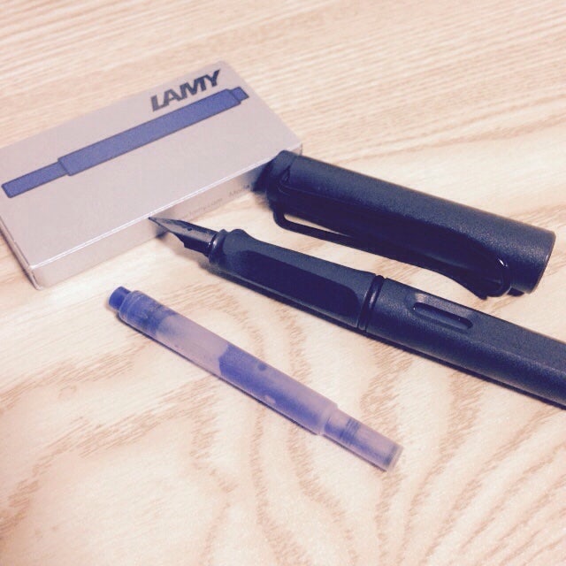 LAMY 라미 사파리 만년필 잉크 카트리지 교체하기 구매 후 첫 교체