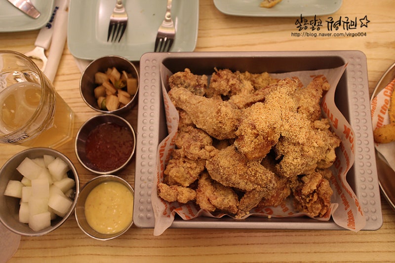 浦項チキン / 浦項南区グルメ: 孝子洞カン・ホドンチキン678プリンクル＆ハニーバターチップ