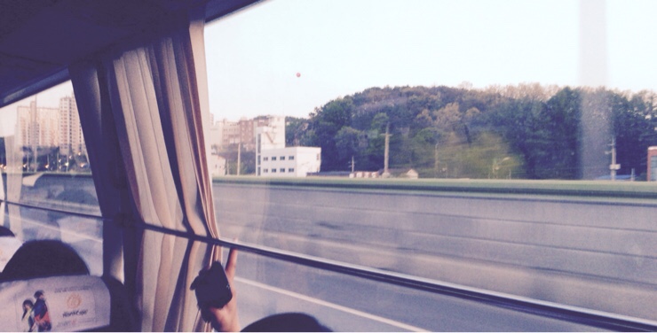  이천 가는 길.