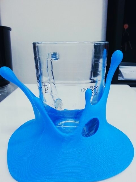 보급형 3D 프린터 큐브엑스로 프린트한 컵홀더 무료 데이터 다운로드 