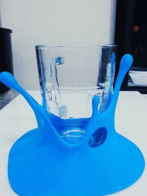  보급형 3D 프린터 큐브엑스로 프린트한 컵홀더 무료 데이터 다운로드 