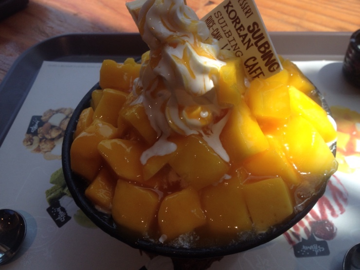  설빙 망고 빙수의 매력