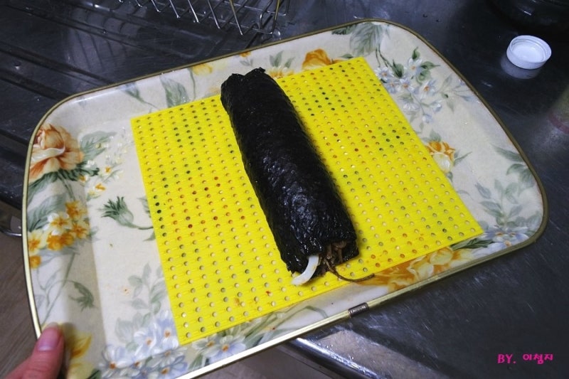 다이소 실리콘 김밥말이 후기 :) 다이소 김밥말이