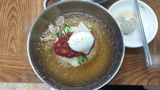  울산밀면 울산시외버스터미널 근처 물밀면+왕만두