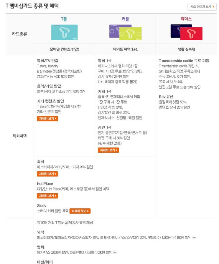  T멤버쉽 혜택 정리 / 각종 할인 혜택 받고 부자됩시다.