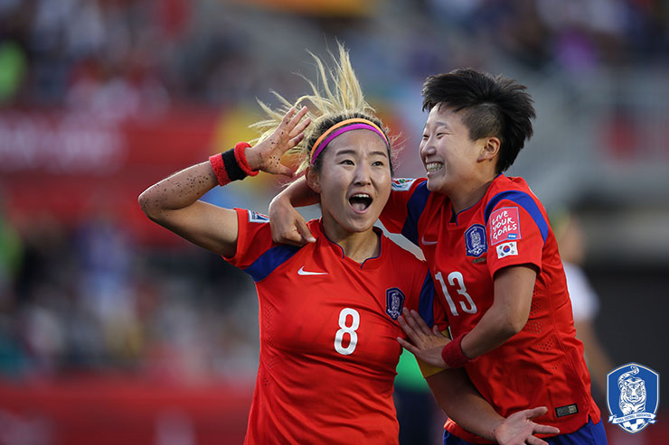  2015 FIFA 여자월드컵 한국 스페인  여자축구 한국 스페인 하이라이트/조소현/김수연/골