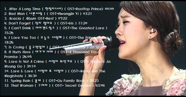 Baek Ji Young ( 백지영 ) - OST Collection Part 1