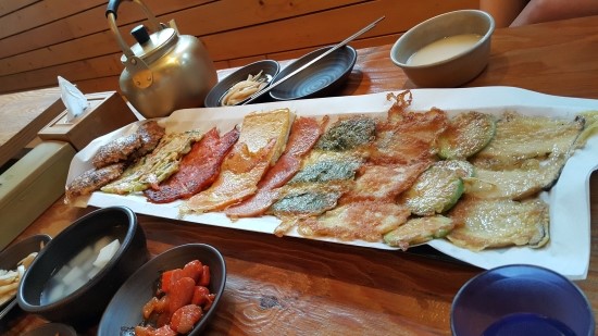  역삼동에서 모듬전과 한치