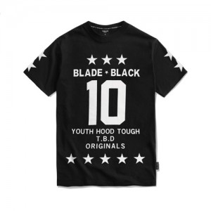  DM]TENBLADE TEN STAR Tee/T-SS116-BLACK(탠블래이드 반팔티)/여름 반팔 코디/Street Fashion & Style(스트리트 패션 & 스타일)