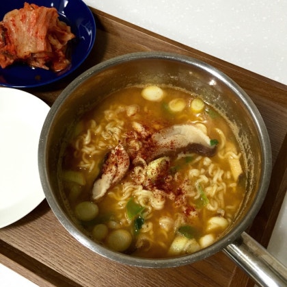 천연 라면스프 만들기 ; 천연라면스프로 라면 끓이기