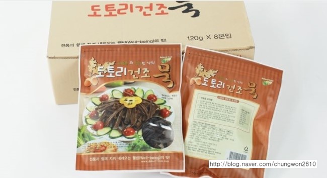  건조묵 들깨수제비