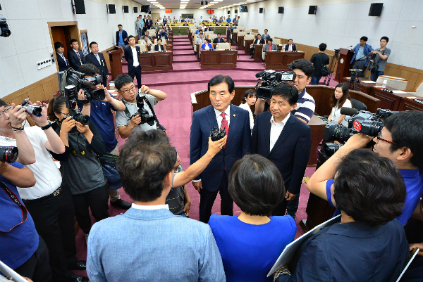  [충청미디어] 청주시의회 여야 C I 갈등 '봉합'