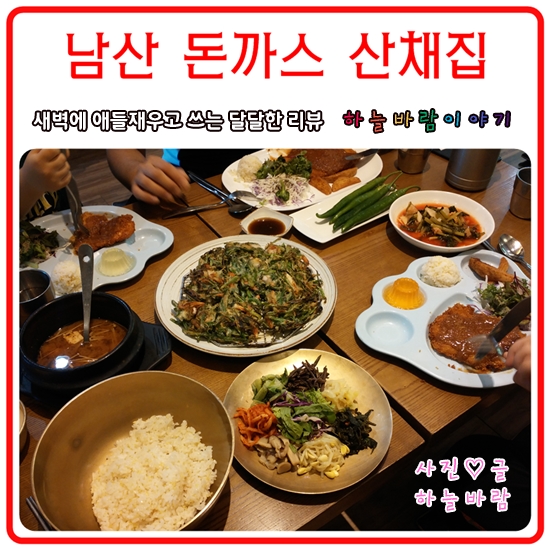  찾아라맛있는TV 남산 왕돈까스 산채집