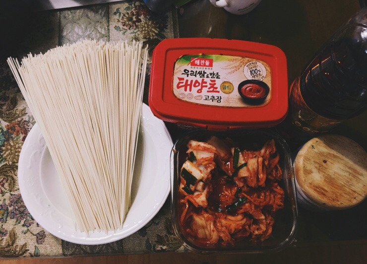  백종원 레시피/백종원 초간단비빔국수/초간단 비빔국수