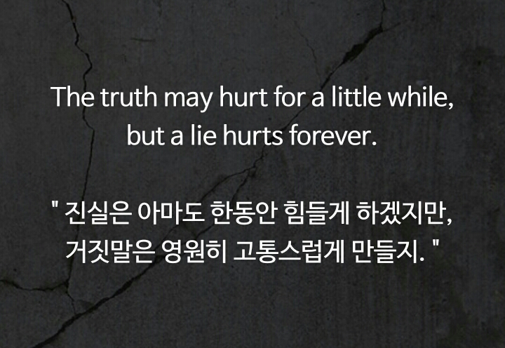  진실은 아마도/명언
