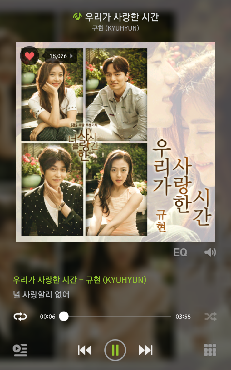  규현 - 우리가 사랑한 시간(너사시OST)