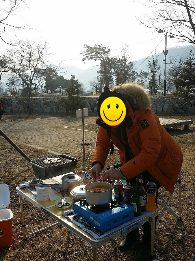  가평의 자라섬 캠핑장(15.03.14~15.03.15)-15년 첫 캠핑