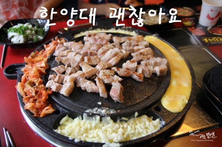  [왕십리 술집] 한양대 치즈삼겹살이 맛있는 괜찮아요