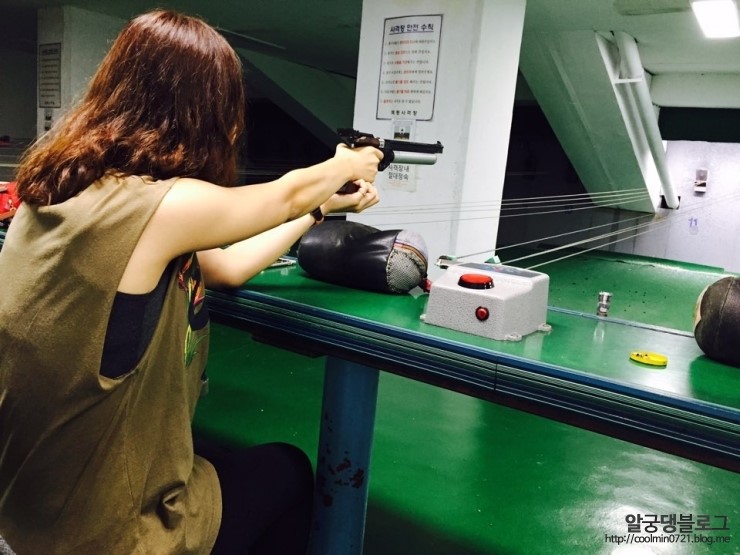 [목동사격장] 공기소총 / 공기권총 / 실탄사격 / Sig sauer P232 / Ruger KGP161 / Chiappa "Rhino" 40DS