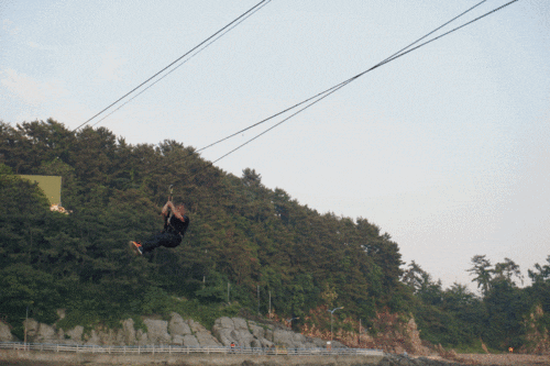  남해여행 1일차 - 1박2일에 나왔던 남일대해수욕장 "에코라인"