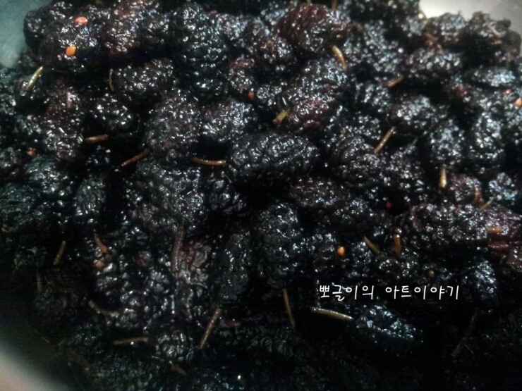  오디쨈만들기/오디효능과 오디부작용/오디칼로리/오디먹는방법/오디보관법