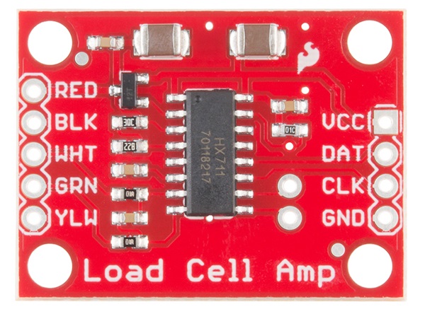[아두이노 강좌] 아두이노 로드셀(Load Cell), 무게측정 센서, 계측 앰프 사용하기 (Sparkfun Load Cell Amplifier - HX711, 로드셀 앰프)