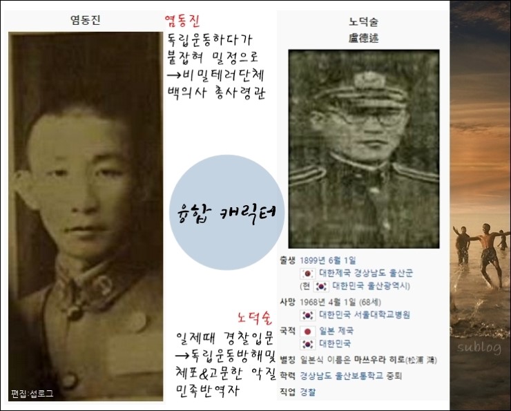  암살 염석진 실존인물인가 그리고 카와구치