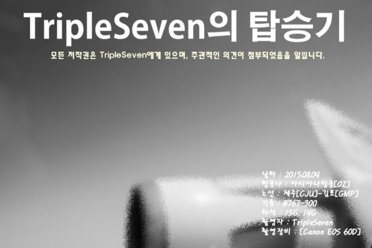  [TripleSeven/탑승기] 아시아나항공 B767-300 제주(CJU)-김포(GMP) 탑승기!(2) 