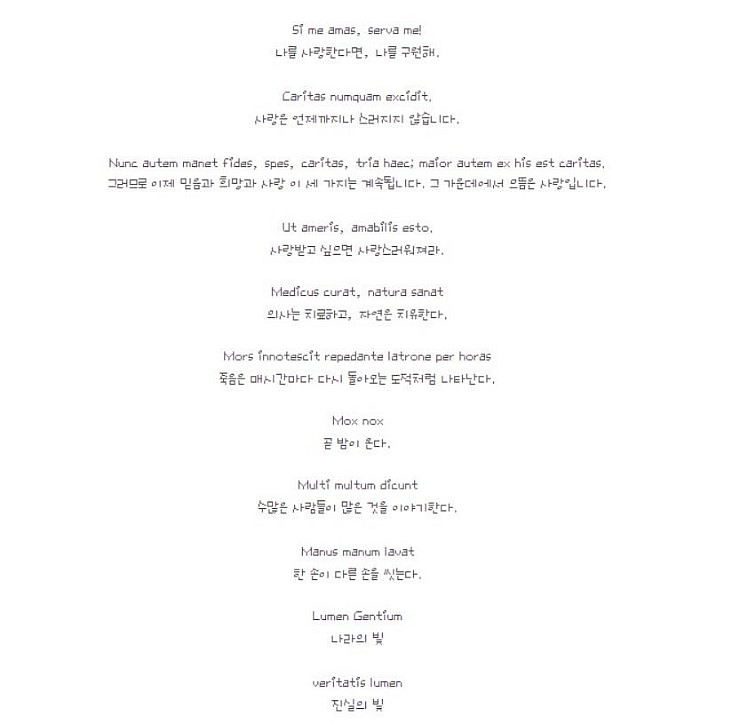 라틴어레터링문구,타투, 레터링명언 샘플! : 네이버 블로그